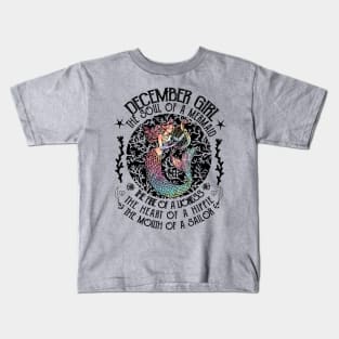 December Girl The Soul Of A Mermaid Hippie T-shirt Kids T-Shirt